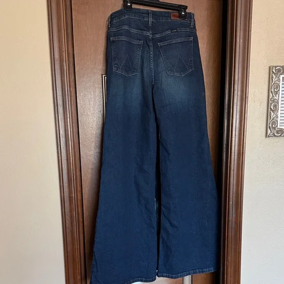 Wrangler Women's Flare Jeans - Deep Indigo - Picture 5 of 5